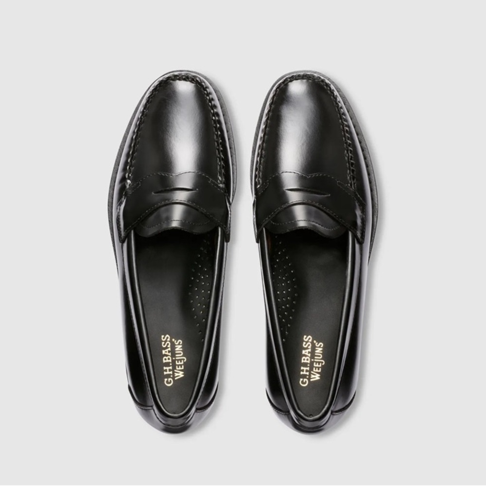 G.H. BASS MENS 1936 LOGAN FLAT STRAP WEEJUNS LOAFER